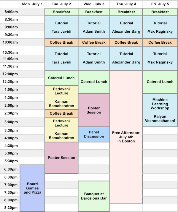 Schedule Overview